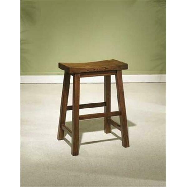 Powell Honey Brown Counter Stool 24 Seat Height 455-430